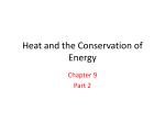 Heat and the Conservation of Energy