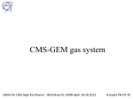 CMS-GEM gas system