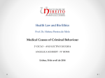 Medical Causes of Criminal Behaviour