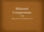 Missouri Compromise - IB