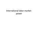 International labor market-power