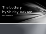 The Lottery PowerPoint