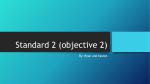 Standard 2 (objective 2)