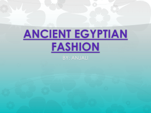 ancient egyptian fashion
