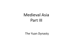 Asian History Part III