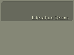 Literature Terms