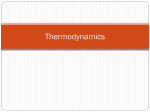 Thermodynamics