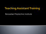 TeachingAssistantTrainingPPT