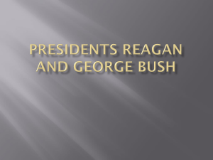 Presidents Reagan and Bush