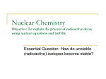 Nuclear Chemistry 9