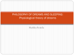 Physiological theory of dreams