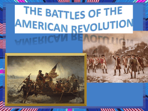 Battles of the American Revolution