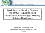 Guidelines on Financing to Housing Builders/Developer