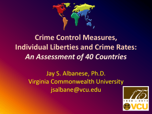 Crime rates - UN Crime Congress