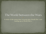The World Between the Wars + The Great Depression File