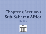 Chapter 5 Section 1 Sub