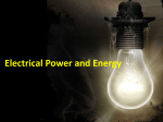 Electrical Power and Energy
