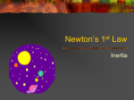Newton*s 1st Law