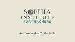 Unit 2, Lesson 4 - Sophia Institute for Teachers
