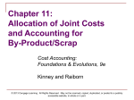 Allocation of Joint Costs and Accounting for By-Product