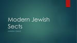 Jewish Sects