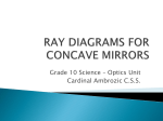 Drawing Ray Diagrams for Concave Mirrors