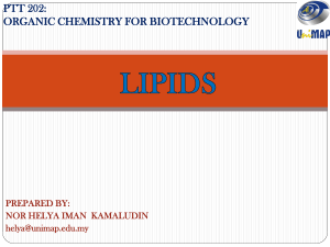 lipids - UniMAP Portal