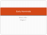 Early Hominids