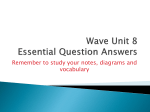 Wave Unit 8 Essential Questions