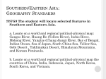 Southern/Eastern Asia: Geography Standards