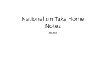 Nationalism Take Home Notes