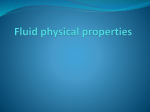 Fluid physical properties