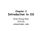 OSTEP Chapter 2 - eecis.udel.edu