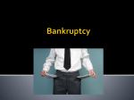 Bankruptcy - Professor Beyer