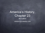 America*s History, Chapter 23
