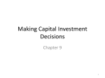 Making Capital Investment Decisions