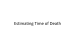 Estimating Time of Death