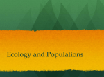 Ecology and Populations