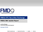 CMC Q3 2015 FMDQ Update Report