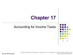 The Current Tax Provision - McGraw Hill Higher Education