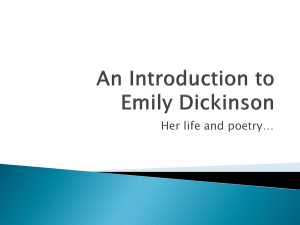 An Introduction to Emily Dickinson
