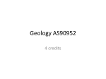 Geology AS90952