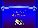 History of the Theater