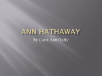 Ann Hathaway - Deans Community High School