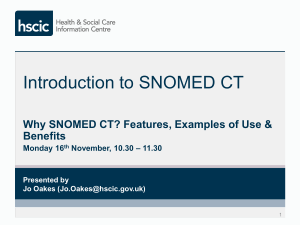 Introduction to SNOMED CT