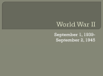 WWII PPT from class