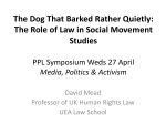 The Dog That Barked Rather Quietly: The Role of Law in Social