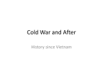 Cold War and After