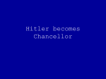 Hitler becomes Chancellor