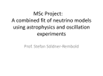 MSc Project: A combined fit of neutrino models using astrophysics